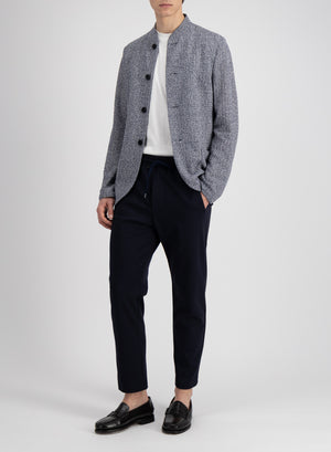 Nehru jacket bicolour frisé