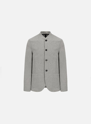 Nehru jacket bicolour frisé