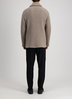 Dropped shoulder jacket bouclé