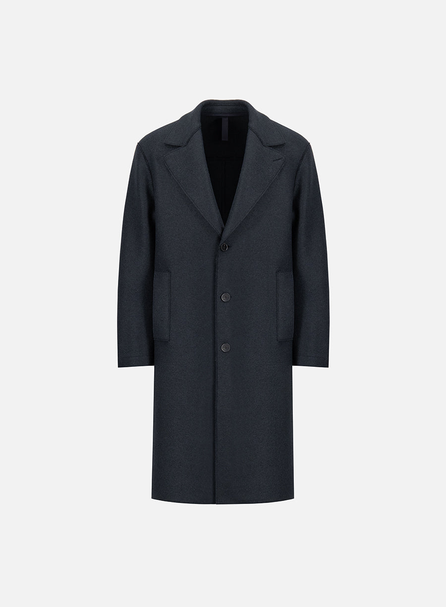 Greatcoat in pressed wool