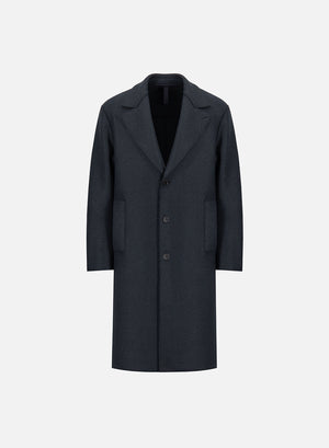 Greatcoat in pressed wool