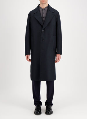 Greatcoat in pressed wool