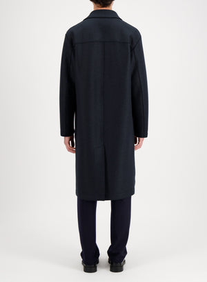 Greatcoat in pressed wool
