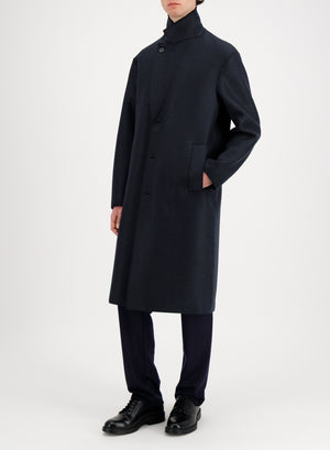 Greatcoat in pressed wool