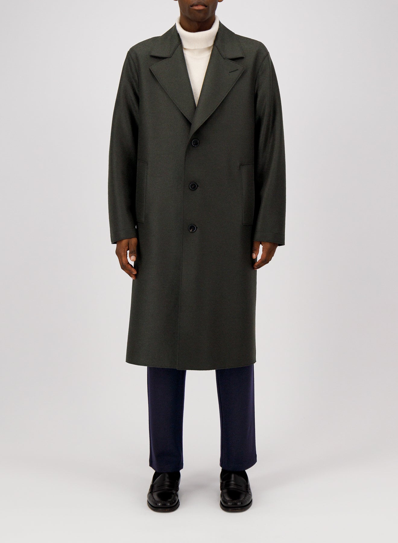 Greatcoat pressed wool