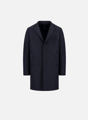 Boxy coat jacquard