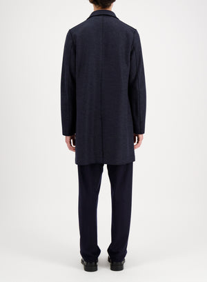 Boxy coat jacquard