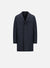 Boxy coat pressed wool