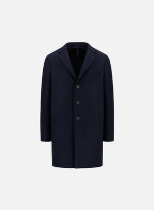 Boxy coat double crafted with Loro Piana fabric