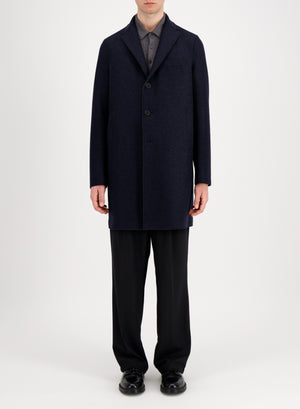 Boxy coat double crafted with Loro Piana fabric
