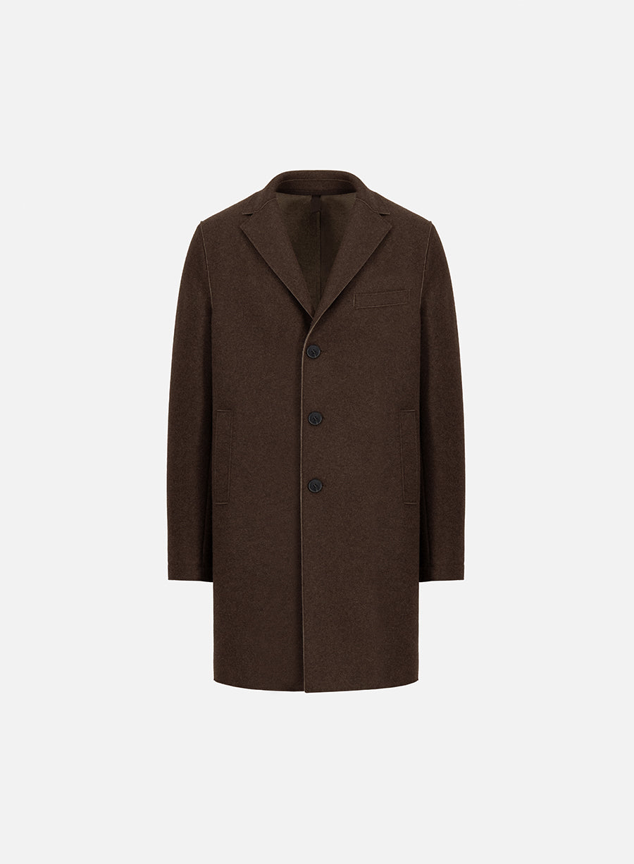 boxy coat double crafted with Loro Piana fabric