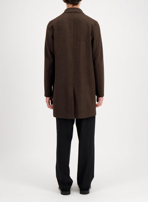 Boxy coat double crafted with Loro Piana fabric