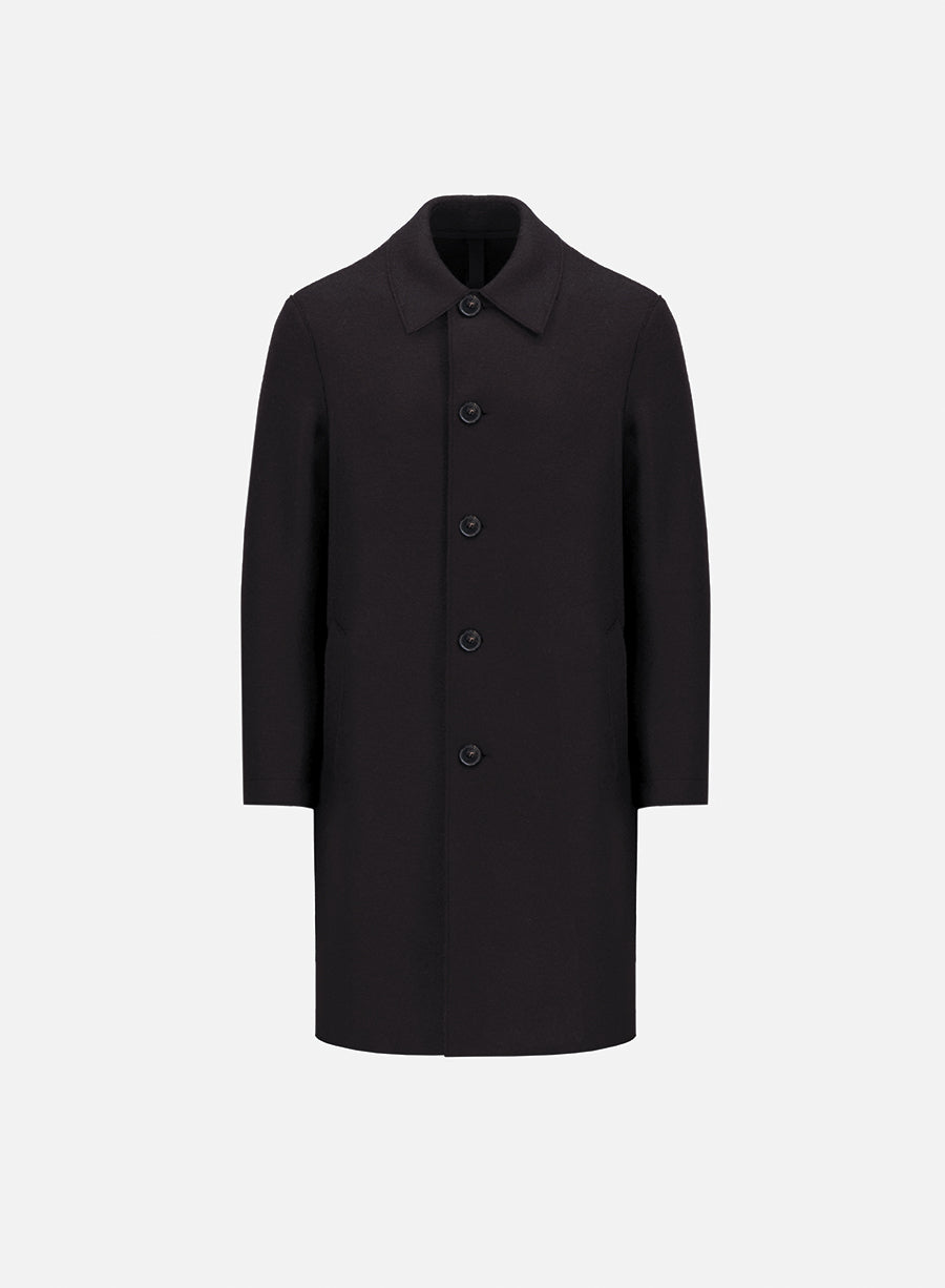 Mac coat in pressed wool
