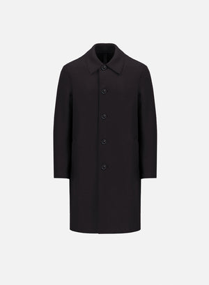 Mac coat in pressed wool