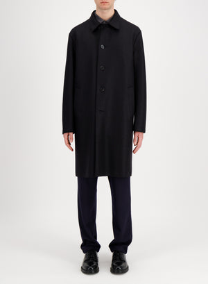 Mac coat in pressed wool