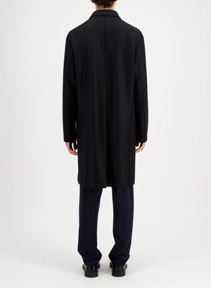 Mac coat in pressed wool