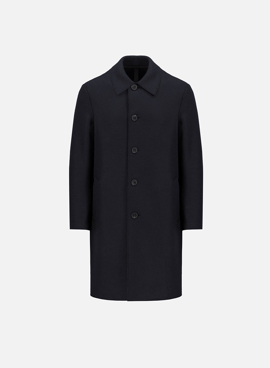 Mac coat pressed wool
