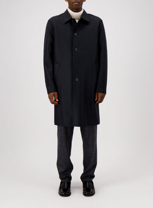 Mac coat pressed wool