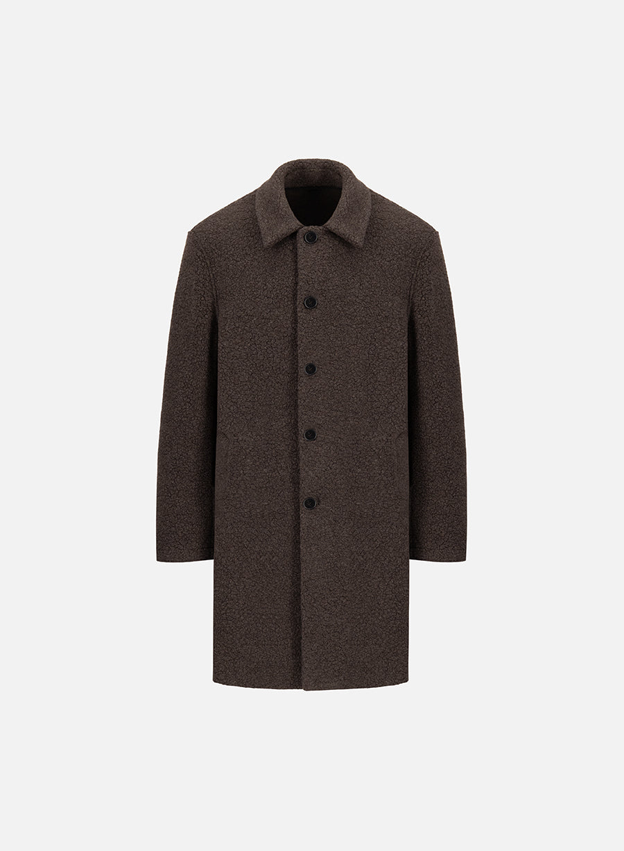 Mac coat in bouclé