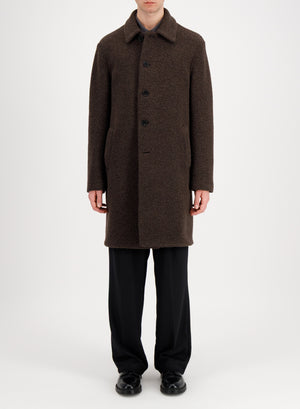 Mac coat in bouclé
