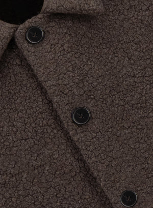 Mac coat in bouclé