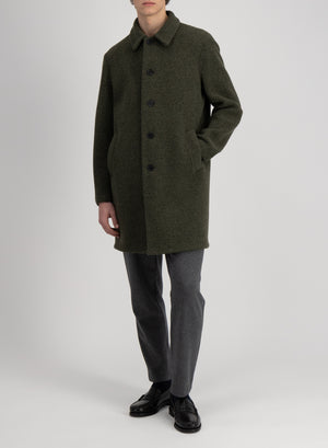 Mac coat in bouclé