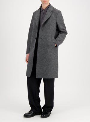 Overcoat pressed wool