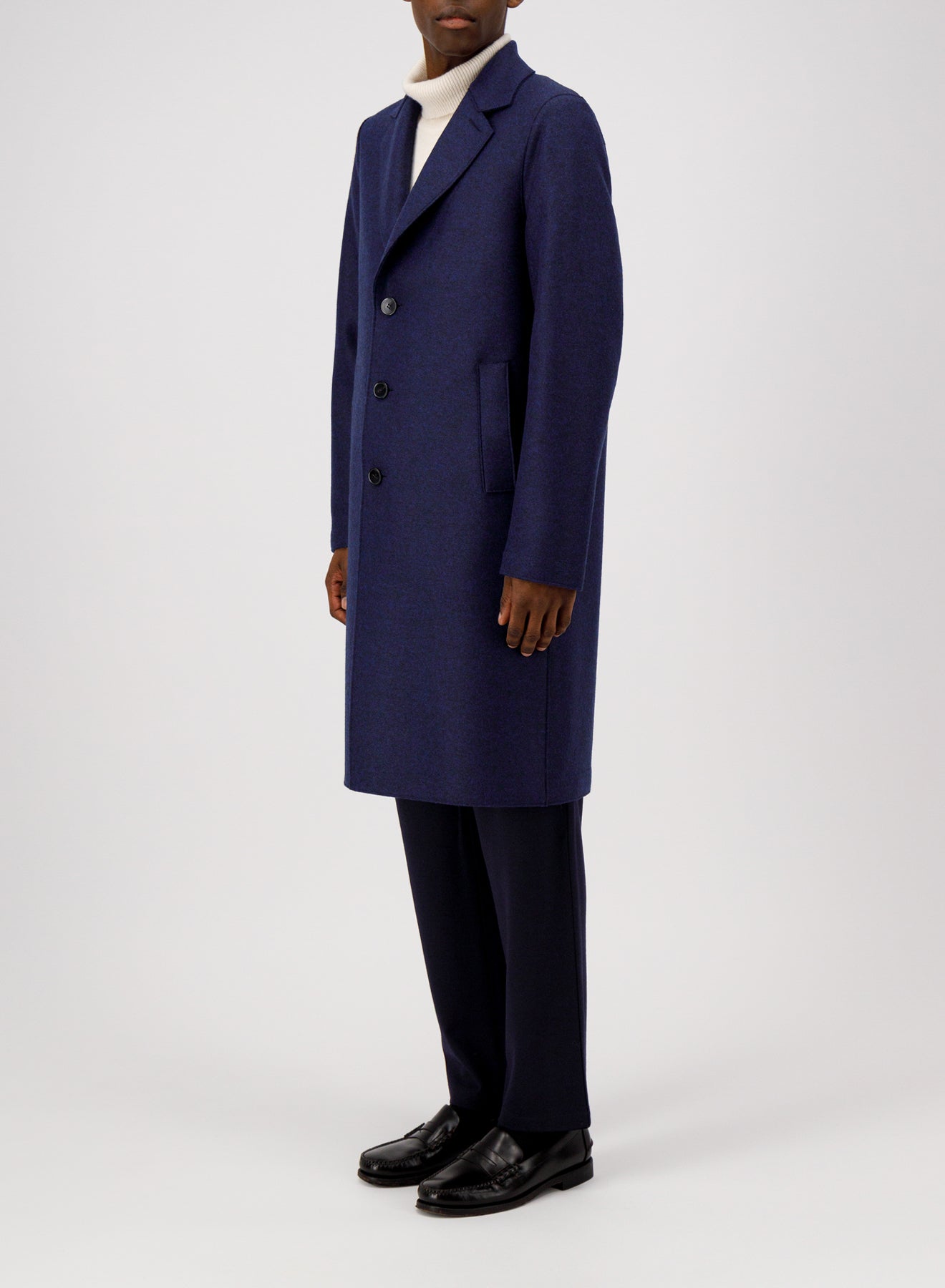 Overcoat pressed wool