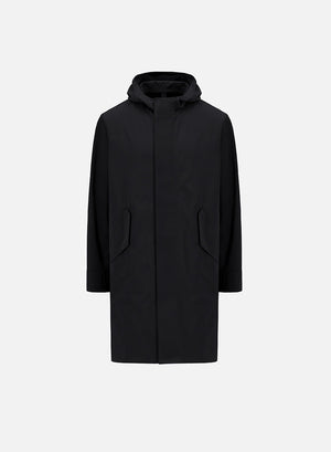 Fishtail parka in light technic