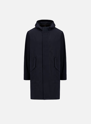 Fishtail parka in light technic