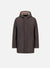 Parka pressed wool and bouclé