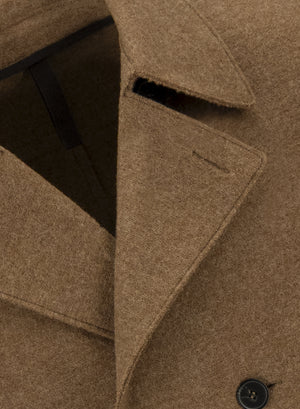 Peacoat in boiled wool