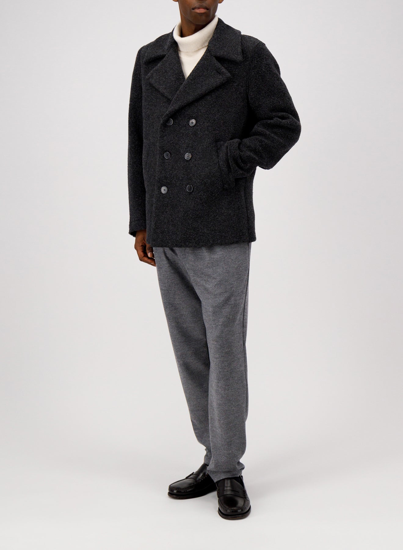 Peacoat bouclé - Harris Wharf London .com