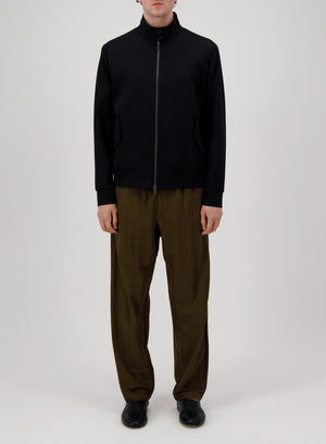 harrington jacket diagonal crafted with Loro Piana fabric