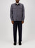 Shirt jacket micro herringbone