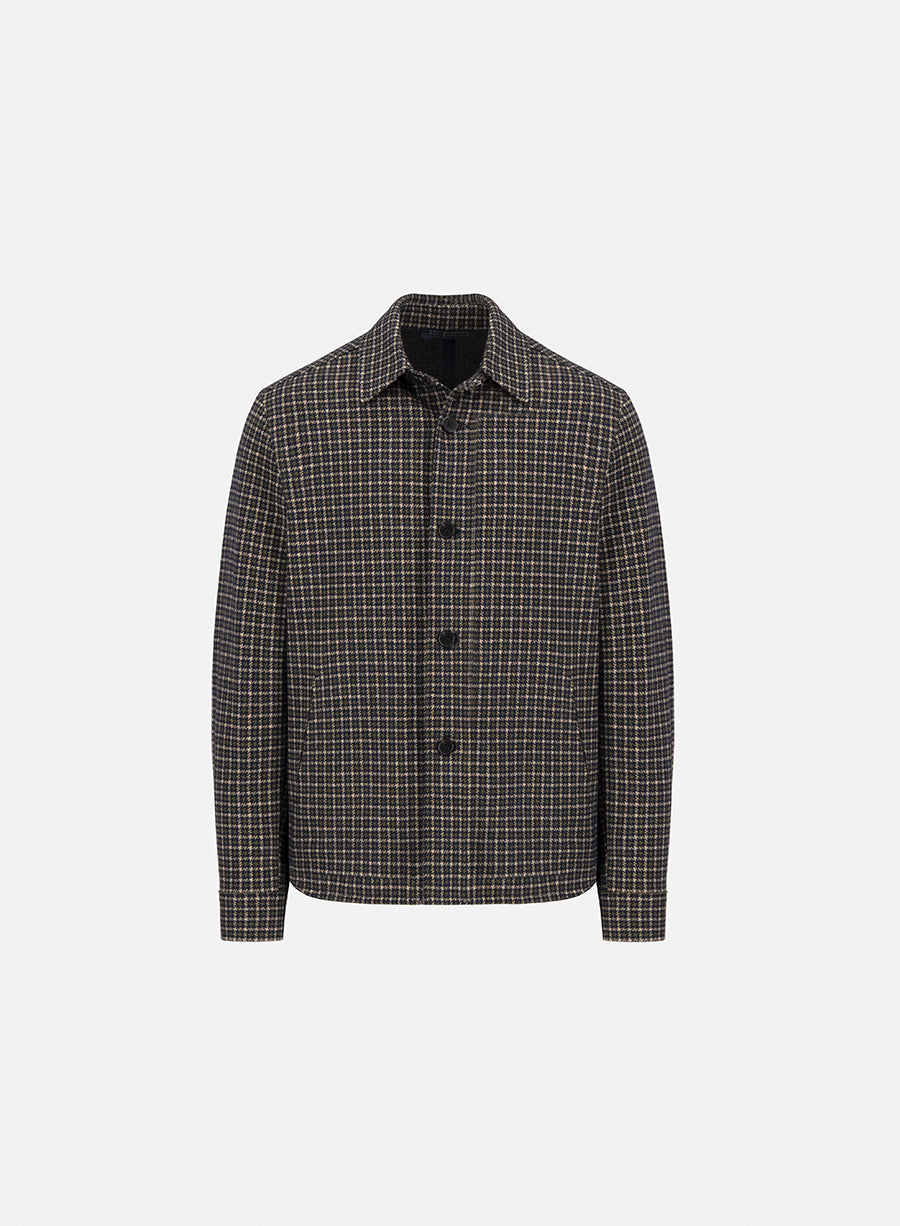 Shirt jacket tattersall