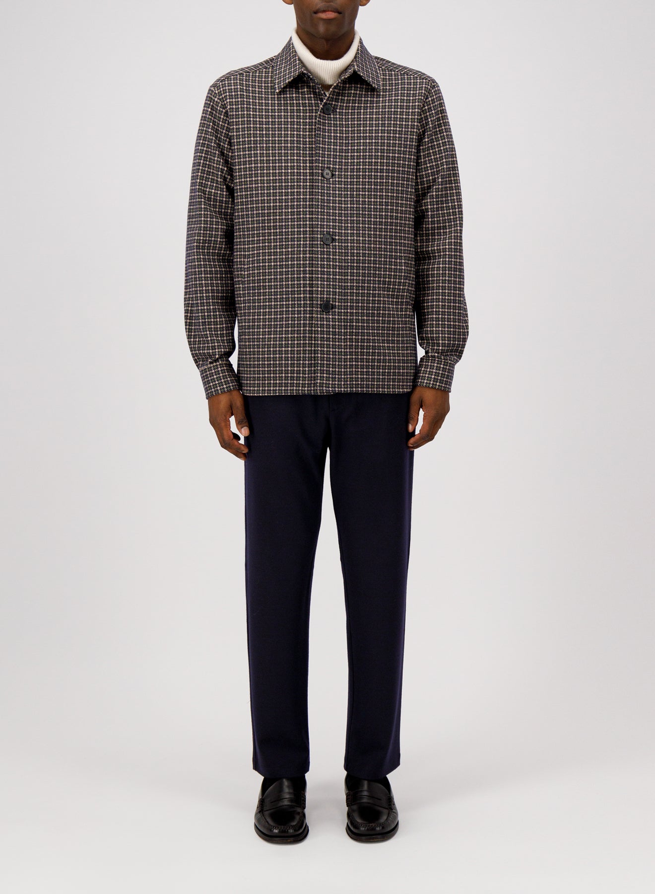 Shirt jacket tattersall