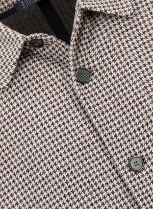 Shirt jacket in tattersall