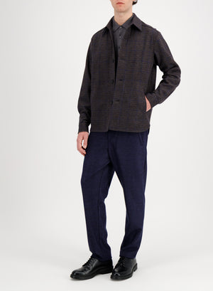 Shirt jacket P.O.W. crafted with Loro Piana fabric