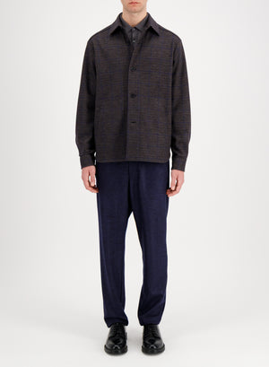 Shirt jacket P.O.W. crafted with Loro Piana fabric