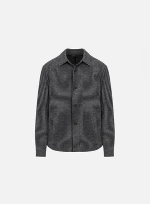 Shirt jacket patterned moleskin