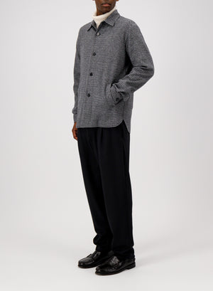 Shirt jacket patterned moleskin