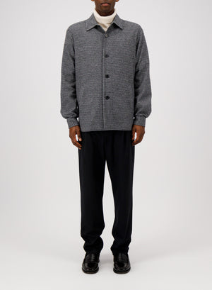 Shirt jacket patterned moleskin
