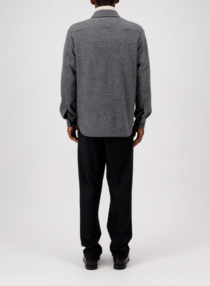 Shirt jacket patterned moleskin
