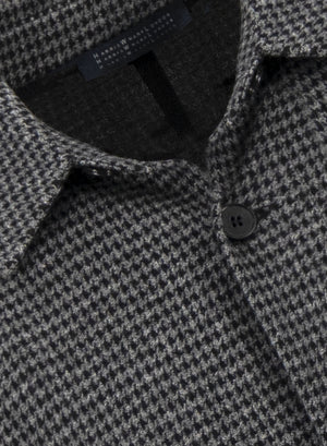 Shirt jacket patterned moleskin