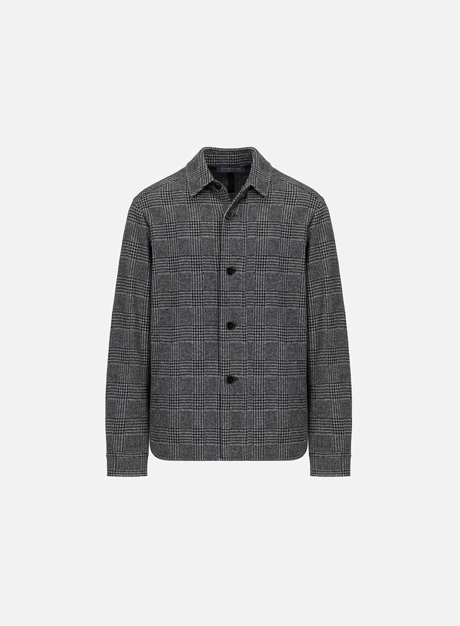 Shirt jacket patterned moleskin