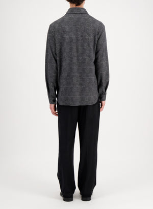 Shirt jacket patterned moleskin