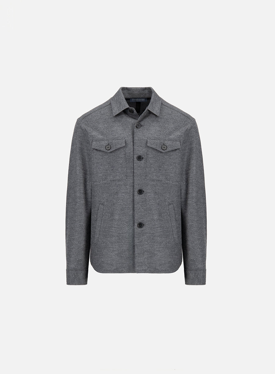 Shirt jacket Vitale Barberis houndstooth