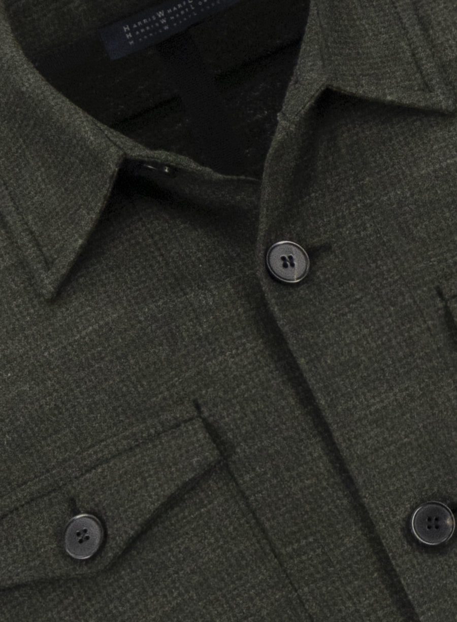 Shirt jacket Vitale Barberis houndstooth