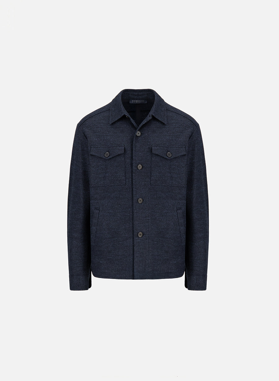 shirt jacket Vitale Barberis pindot